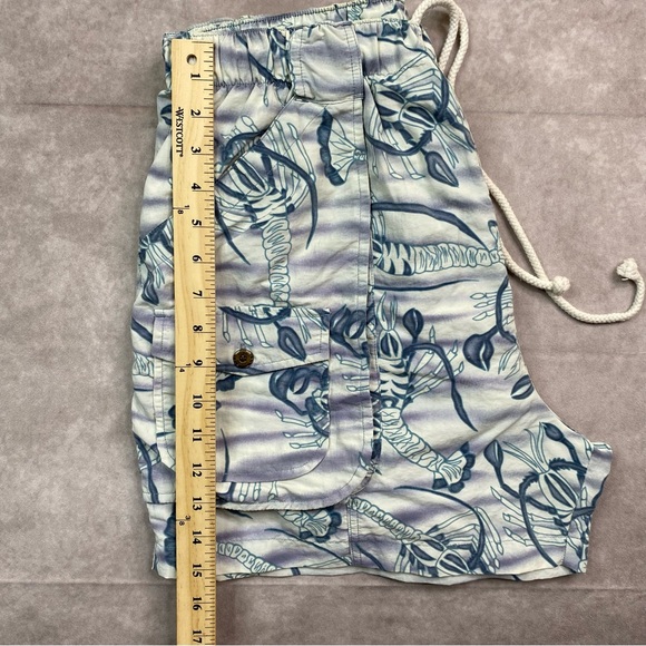Tommy Bahama Swim Trunks Men's M Blue Relax Lobster All Over Print Beach Shorts - Picture 15 of 16
